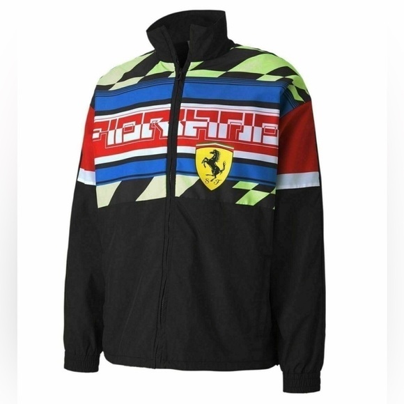 Puma Scuderia Ferrari Woven Jacket men size large - Picture 1 of 6